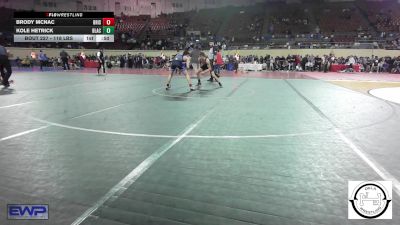 118 lbs Consi Of 8 #2 - Brody McNac, Bristow vs Kole Hetrick, Blackwell