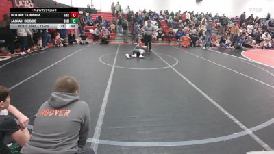 71-76 lbs Round 3 - Jasiah Beggs, Somerset vs Boone Connor, Frankfort Mat Club