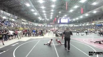 46 lbs Round Of 32 - Mason Pevler, No Team vs Romen Craft, No Escape Wrestling