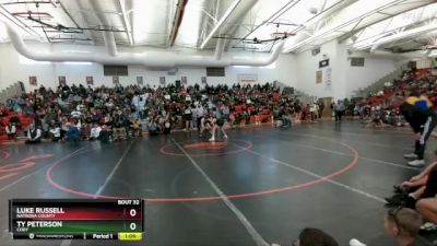 126C Round 1 - Luke Russell, Natrona County vs Ty Peterson, Cody