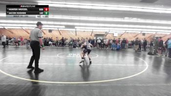 120 lbs Round Of 16 - Hunter Weitzel, Hornell vs Jacob Hughen, Lake Hopatcong