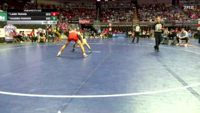 2A-132 lbs Cons. Round 4 - Lane Travis, Creston vs Kaiden Parker, Oskaloosa