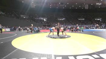 3A Boys 190 lbs Champ. Round 1 - Myles Alcoser, Nyssa Boys vs Sean Irwin, Warrenton Boys