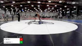 160 lbs Consolation - Nick Bernik, NJ vs August Wageman, MD