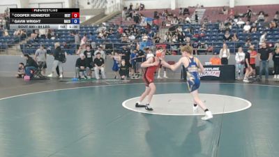84 lbs Semis - Cooper Hennefer, Declo Stingers vs Gavin Wright, Natrona Colts