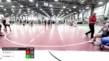 106 lbs Rr Rnd 3 - Brock Goebel, Team Nebraska Gold vs Walker Bunch, Storm Wrestling Center