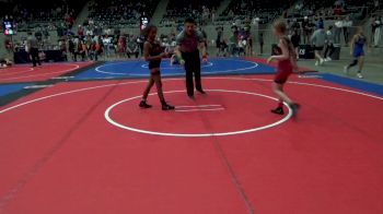 73 lbs Rr Rnd 1 - Bellrose Morris, HURRICANE WRESTLING ACADEMY vs Raeya Perkins, Coweta Tiger Wrestling