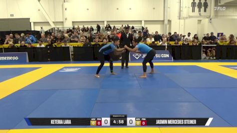Jasmin Mercedes Steiner vs Keteria Lara 2025 World IBJJF Jiu-Jitsu No-Gi Championship