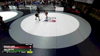 102 lbs Cons. Round 3 - Emelina Anes, Team Selma Wrestling Club vs Remi Melzer, California