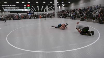 126 lbs Champ. Rd Of 32 - Landon Rosenthal, MWC Wrestling Academy vs Elias Martinez, Cleveland High School Wrestling
