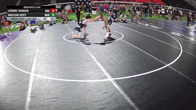 140 lbs 1st Place Match - Leonel Vargas, Oregon vs Waylon Hoyt, Washington