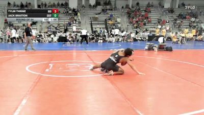 145 lbs Round Of 64 - Tylin Thrine, Indiana Outlaws Black - HSB vs Jack Bratton, Southern Roots - HSB