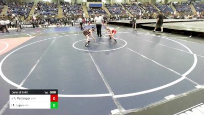 89 lbs Consi Of 8 #2 - Preston Pettinger, Grit vs Treycin Lujan, Viking Wrestling