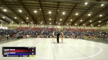150 lbs Quarterfinal - Clare Waite, Idaho vs Elece Baron, Nevada