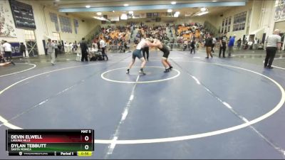 165 lbs Cons. Round 2 - Devin Elwell, Laguna Hills vs Dylan Tebbutt, Santa Monica