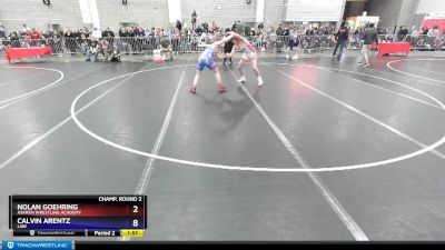 175 lbs Champ. Round 2 - Nolan Goehring, Askren Wrestling Academy vs Calvin Arentz, LAW