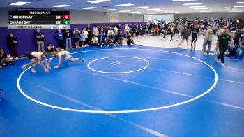 144 lbs Cons. Round 5 - Cohen Clay, Bartlett vs Charlie Say, Brentwood