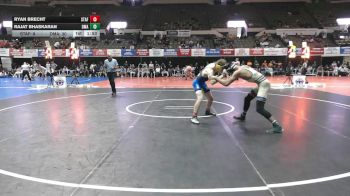 150 lbs Semis & Wb (16 Team) - Rajat Bhaskaran, Delaware Military Academy vs Ryan Brecht, Stafford