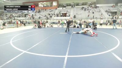 144 lbs 5th Place Match - Orlando Garcia, Yakima Valley Wrestling vs Miguel Lopez, Whatcom Wrestling Academy