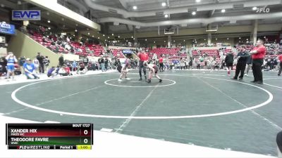 88 lbs Cons. Round 3 - Xander Hix, Maize WC vs Theodore Favre, WWC