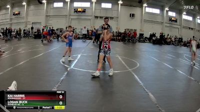 72 lbs Round 5 (10 Team) - Kai Harris, ROUGHHOUSE vs Logan Buck, Rambler WC