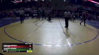 3A 220 lbs Quarterfinal - Marion Smokes, DeLand vs Sawyer Bartelt, South Dade