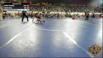 92 lbs Consi Of 8 #2 - Shion Holmes, Stl Warriors vs Krew Dean, Coweta Tiger Wrestling