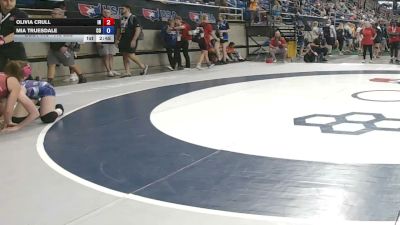 115 lbs Champ. Rd Of 64 - Olivia Crull, Indiana vs Mia Truesdale, Colorado