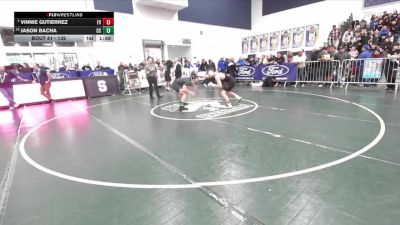 138 lbs Champ. Round 1 - Vinnie Gutierrez, Fountain Valley vs Jason Bacha, Canyon Springs