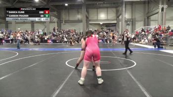 170 lbs Cons. Round 1 - Danica Cline, Great Bend Wrestling Club vs Carbon Frazier, De Soto Kids