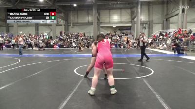 170 lbs Cons. Round 1 - Danica Cline, Great Bend Wrestling Club vs ...