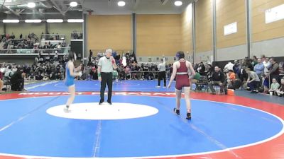 107 lbs Quarterfinal - Elsa Scott, Sharon vs Lila Poincelot, Lyman Hall*
