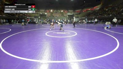 128 lbs Round Of 32 - Leo Mendoza, Santa Maria vs Freddy Lee, Shafter