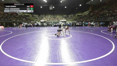 115 lbs Round Of 16 - Alex Ramos, Clovis West vs Issac Arismendez, Frontier