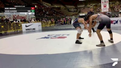 Schoolboys - 126 lbs Cons. Semis - Adam Alvarez, Team Selma Wrestling Club vs Noel Mendez