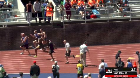 Watch The Men's Masters 55+ 100m Dash (Event 124) At 2026 Penn Relays