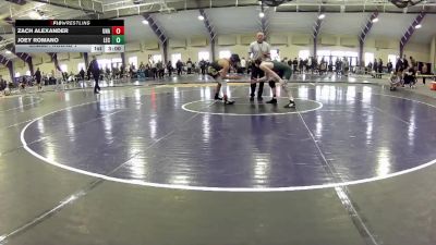 141 lbs Champ. Round 1 - Joey Romano, Lake Erie College vs Zach Alexander, Unattended