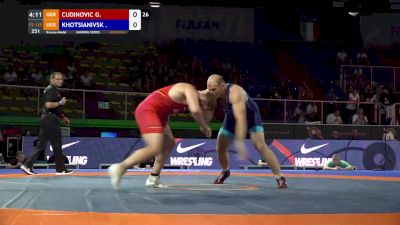 125 kg Bronze - Gennadij Cudinovic, GER vs Oleksandr Khotsianivskyi, UKR