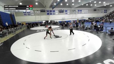 165 lbs Champ. Round 2 - Saif Abulkadhim, Western vs Luke Ludwick, Junkyard Dogs Wrestling Club