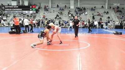 145 lbs Consi Of 64 #1 - Matthew Groh, SC vs Carlos Contreras, NY