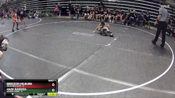 50 lbs Round 3 (6 Team) - Breckon Milburn, Oklahoma Elite vs Haze Raigoza, Kansas Cobra