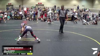 56 lbs Finals (8 Team) - Kellan Smith, Belding Orange vs Constantine Nogueras, Ares Red