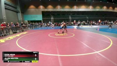 157 lbs Prelim - Syon Arun, Vista Del Lago vs Allen Nguyen, Hazen