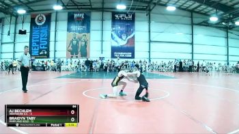 84 lbs Rd# 1 9:00am Friday - AJ Bechlem, Westshore D.S. vs Braidyn Taby, Maryland Gold