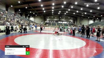 77 lbs Final - Seth Wilson, Level Up Wrestling Center vs Isaac Jung, Morris Fitness Wrestling Club