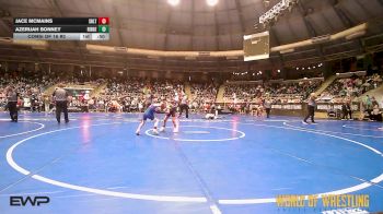 58 lbs Consi Of 16 #2 - Jace McMains, Sebolt Wrestling Academy vs Azerijah Bonney, Ridge Wrestling Club