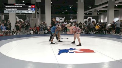 75 kg Cons. Sub-semis - Kooper Kovnesky, Headwaters Wrestling Academy vs Julian Smith, Ascender Elite