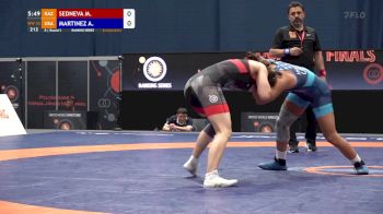 55 kg Round 3 - Amanda Martinez, USA vs Marina Sedneva, KAZ