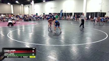 126 lbs Quarterfinals (8 Team) - Likhi Lopez, Eagle Empire Black vs Tyson Horel, Westsdie WC