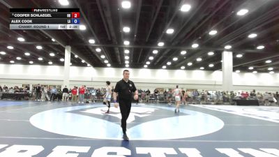 132 lbs Champ. Round 1 - Cooper Schlaegel, OH vs Alex Cook, LA